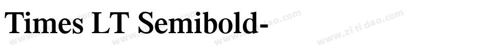 Times LT Semibold字体转换